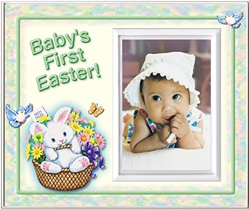 Bebês Primeira Páscoa, quadros de imagem da Páscoa | Presentes de Páscoa para bebês 1 ano | Meu primeiro quadro de imagem da Páscoa