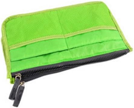 Bolsa de bolsa de bolsa no organizador de saco Organizador organizador arrumado bolso cosmético de viagem, verde