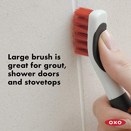 Oxo Good Greps Deep Clean Brush Conjunto e Oxo Good Grips Grout Brush