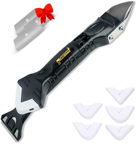 Ezjohn Basics [13 PCs] kit de ferramentas de calafetagem de 5 em 1, ferramenta de removedor de calafetagem, ferramenta de calafetagem