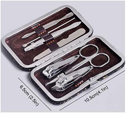Conjunto de clipper de unhas, kit de manicure, cortadores de unhas/kit de pedicure conjunto de unhas marrons brown bippers,