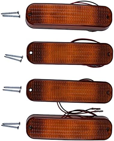 FridayParts 4pcs LED LED Plashing Cab Light AR60250 Compatível para John Deere 4040 4240 4440 4640 4840 4030 4230 4430 4630