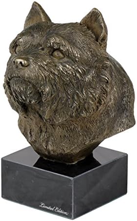 Norwich Terrier, estátua de mármore de cachorro, edição limitada, Artdog