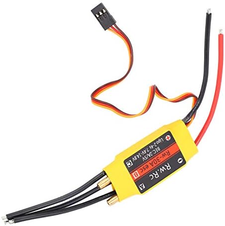 Yeuipea 30a Brushless Esc para RC Boat - Controlador de velocidade eletrônica com controlador de motor sem escova - suporta