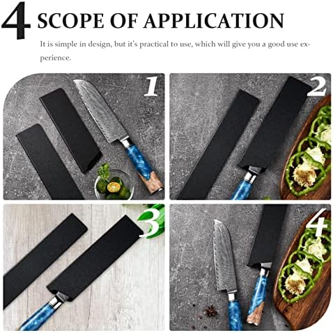 Cabilock aço inoxidável Knife Set Knife Holster 4pcs Crente de cozinha Chef tampa da bainha plástica guardas de camping bainhas de caixa de capa Chef faca de faca coldre de faca