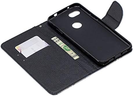ASDSINT para Google Pixel 3A Case elegante e elegante Advanced Colorfed Painted Case Cartões de crédito Slot com Stand para