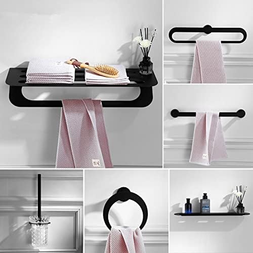 Prateleiras de banheiro Conjunto de hardware do banheiro, suporte de papel, suporte de toalha, toalha, categoria do
