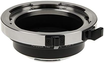 Adaptador de montagem da lente Fotodiox Pro - Compatível com as lentes de montagem Arri LPL para Canon RF Mount Mirrorless