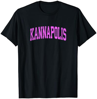 Kannapolis Carolina do Norte NC Vintage Athletic Sports Pink de camiseta