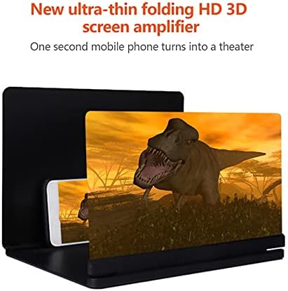 FILME DE ZCMEB 12 polegadas Telefone celular 3D Video de vídeo dobra