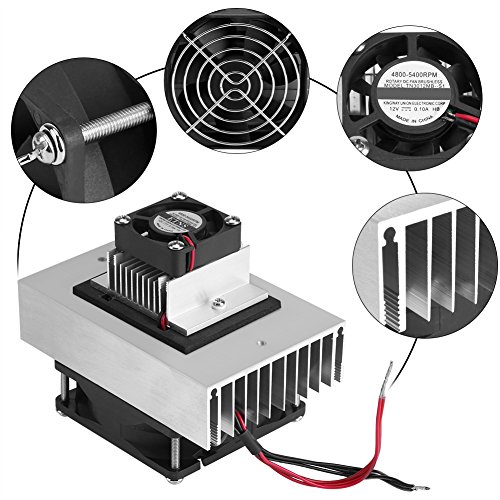 Semicondutor de refrigeração DIY, sistema de resfriamento termoelétrico DC12V, módulo de condução, radiador, ventilador, xh-x200