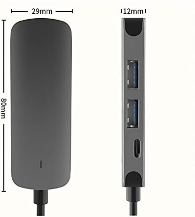 NIZYH Hub USB C Hub Adaptador 4 Em 1 Para USB 3.0 Compatível Para Switch USB-C TIPO C 3.0 Divisor