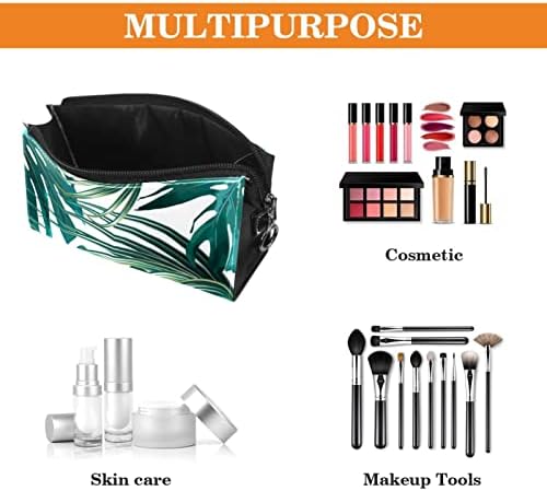 Bolsa de cosméticos pequena, sacos de maquiagem elegantes, bolsa de zíper, presentes para mulheres, viagens à prova d'água, organizador