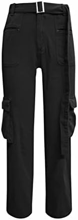 Moda Casual Moda Casual Coloque Calça de Cargo larga Pontas de calças casuais calças para mulheres trepadeiras de treino para mulheres