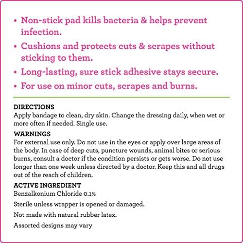JoJo Siwa Kids Bandrages, 100 CT Glitter Bandrages | Use como adesivos, bandagens antibacterianas adesivas para pequenos