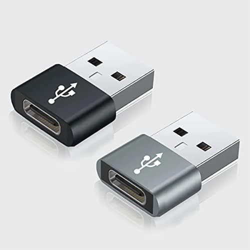 Usb-C fêmea para USB Adaptador rápido compatível com o seu LG H930 para Charger, Sync, OTG, como teclado, mouse, zip, gamepad,