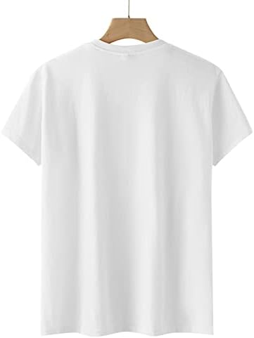 Camiseta da blusa para o outono de verão feminino 2023 Moda de moda de manga curta Crewneck Blusa do brunch gráfico J2 J2