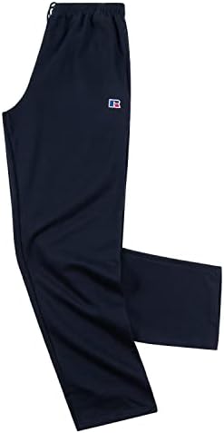 Russell Athletic grande e alto calça de moletom para homens - calça de moletom de fundo aberto