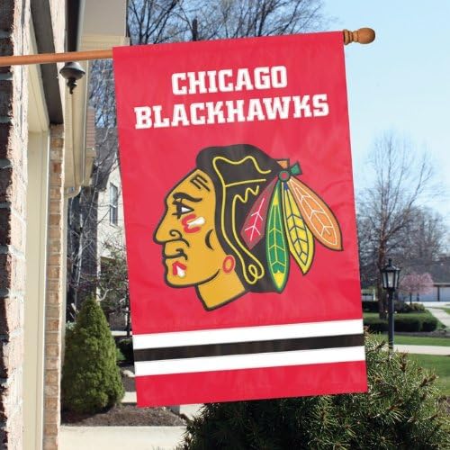 Party Animal Chicago Blackhawks Resistente ao tempo Bandeira de banner bordada