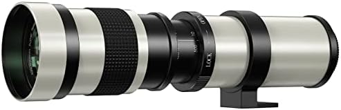 LightDow 420-800mm f/8.3 Zoom manual Super Lente telefoto + T anel de montagem para Nikon D3500 D5600 D7500 D500 D600 D700