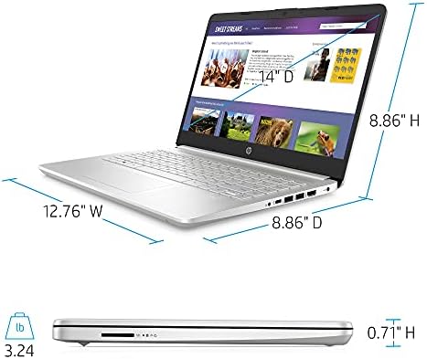 2022 HP Laptop em casa e negócios | 17,3 HD+ Display | AMD ATHLON SILVE SILVE PROCESSOR 3050U CORE | AMD RADEON GRAPHICS | 16GB