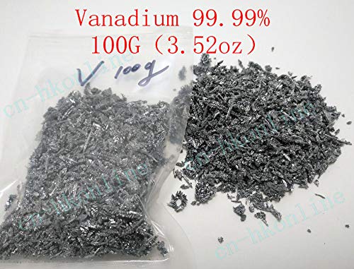Anncus 100 gramas 3,52 oz de alta pureza 99,99% vanadium v ​​metal pó de metal