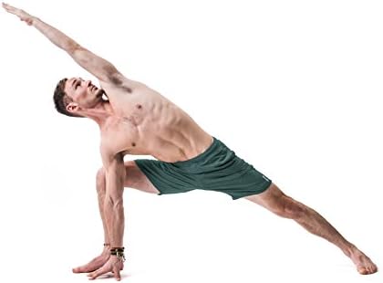 Yoga Crow Swerve de bolso sem bolso de ioga curta com revestimento interno resistente ao odor, ativo, treino, academia,