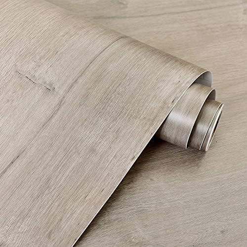 TAOGIFT AUTO ADESIDO VINIL Vinil Cinza Cinza Prateleira Esquecção de Móveis de Papel para armários de cozinha Porta Mesa Cupalho Parede da mesa de mesa Carfts 15.7 x117