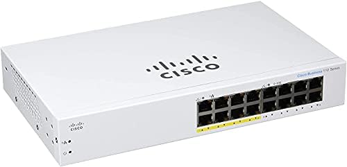 Cisco Business CBS110-16pp Switch não gerenciado, 16 Port GE & CBS110-16T-D Switch não gerenciado | 16 PORT GE | Proteção limitada