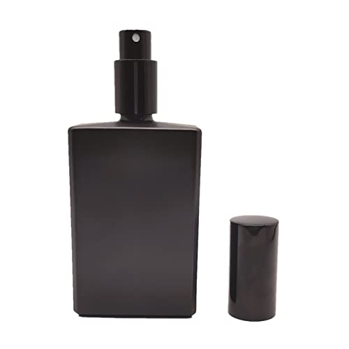 Pimyrcyi 5pcs Garrane de vidro quadrado, pequeno recipiente recarregável com srpayer de névoa fina, garrafa de perfume