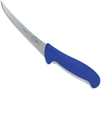 F. DICK ERGOGRIP Faca semi -flexível de 6 polegadas com faca de ação dupla diammark - lâmina de aço inoxidável de alto carbono - alça de ergo - faca de açougueiro profissional - faca feita na Alemanha