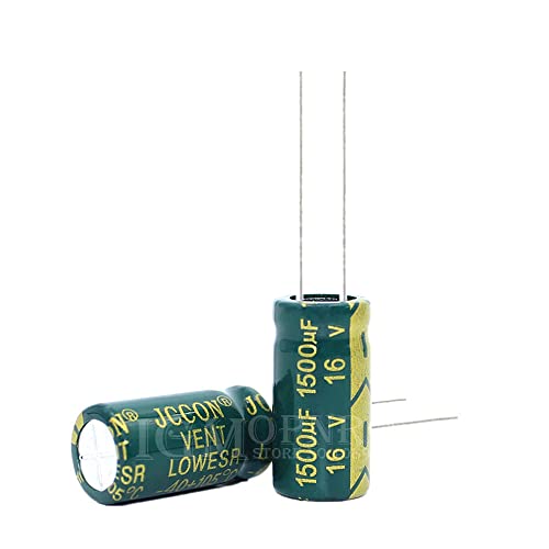 10pcs 16v1500UF 10x20mm Capacitor eletrolítico de alumínio alta frequente baixa impedância 10x20mm