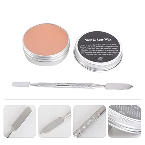 Lalafina Scar Cera Kit Profissional Falsa Ferida cicatrizes cera Halloween Scar Wax com Spatula Tool for Halloween Festival