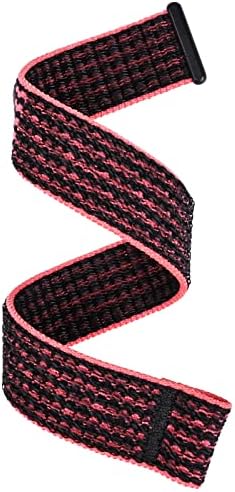 Luxuryjoy Sport Mesh tiras compatíveis com rastreador de fitness halo band, bandas de substituição de caixa 2023 nova tira de nylon de tecido com gancho e loop