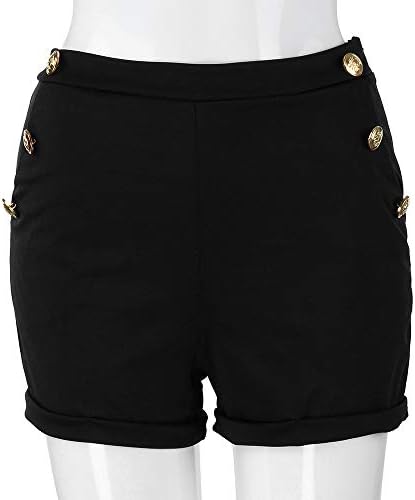 Jofow shorts para mulheres de pijama de cordão sólido de tração sólida mini calças