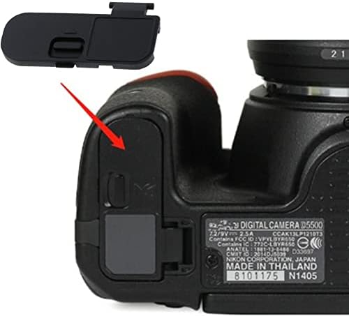 Capa da bateria da câmera Tampa da pó à prova de pó para Nikon D5500 D5600 Acessórios