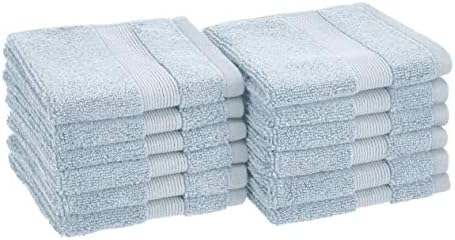 Basics Dual Performance Bath Toalha -Cotton, 4 pacote, neve cênica