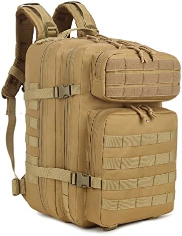 Mochila tática de Yakeda para homens, 45L Large 3 dias do exército Molle Assault Pack Backpack Backpack Out Backpack…