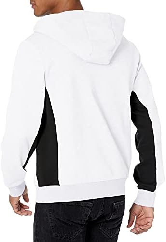 Lacoste Men's Long Sleeve Colorblock Logo Tape Full Zip Hooded Sweatshirt