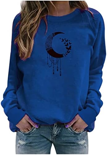 Qtocio novidade moon fases magic harmonia alquimia astrologia presente moletons, mulheres hipster hip hop streetwear butterfly tops