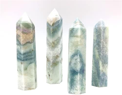 Jóias de joalheria argonita natural geme pedra hexagonal lápis de lápis cura cura geme pedra mineral amostra de cristal