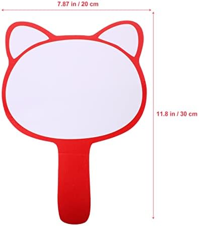 StoBok Mini Whiteboard Erase Responder Paddle, Paddle de Erase a seco Papdles de mão única Paddles de mão de mão para o leilão