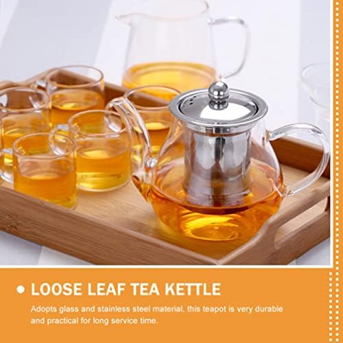 UPKOCH TEA TEA TEA TEA TEA KETTLETE TEAPOT DE VIZ ELECTRICA com chaleira de chá de chá de chá inoxidável com chaleira