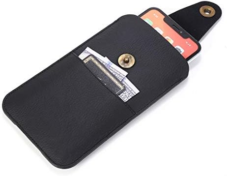 Sacos de coldre de transportadora compatíveis com o iPhone 11 Pro Max/XS Max Max Celas de celular de couro genuíno