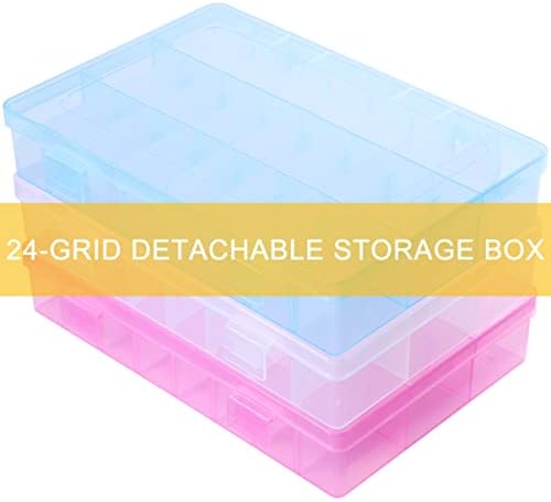 Nolitoy Decorative Storage Bins 9 PCs Jóias de plástico Caixa de divisor de plástico Caixas de armazenamento de plástico