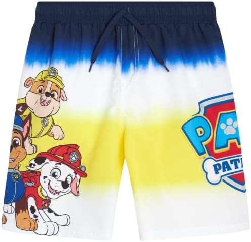 Nickelodeon Paw Patrol Boys 'Swim Sworks - Chase, Marshall, Escombros - Crianças Upf 50+ maiô para meninos