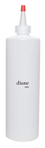 Diane Applicator Bottle para estilo de cabelo e coloração - grande - 10 , 16oz Capacidade - CLEAR - D855