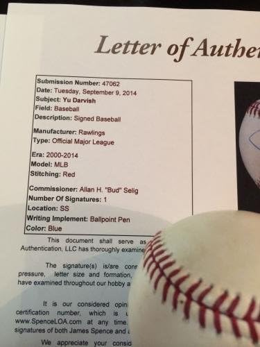 Jogo de 2012 usou arremessado yu darvish ball- raro novato beisebol -jsa letra 1/1 - jogo de mlb usada beisebols usados