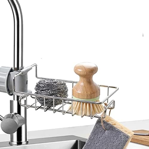 Organizador de tábua do utensílio de koaius esponjas de cozinha racks racks de aço inoxidável pia autônoma esponjas drenagem suportes