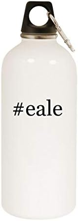 Molandra Products #Eale - 20oz Hashtag Garrafa de água branca em aço inoxidável com moçante, branco